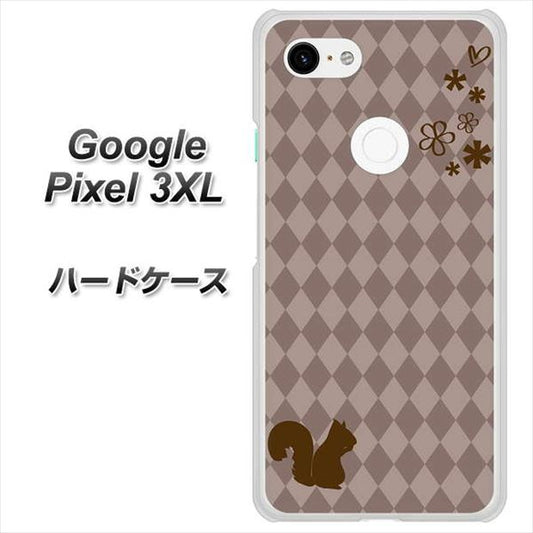 Google Pixel 3XL 高画質仕上げ 背面印刷 ハードケース【515 リス】