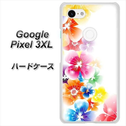 Google Pixel 3XL 高画質仕上げ 背面印刷 ハードケース【1209 光と花】