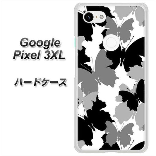 Google Pixel 3XL 高画質仕上げ 背面印刷 ハードケース【1336 夜の蝶】
