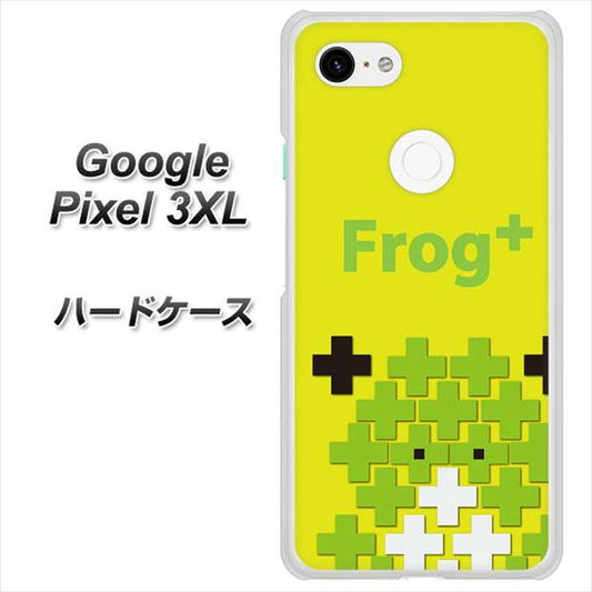 Google Pixel 3XL 高画質仕上げ 背面印刷 ハードケース【IA806  Frog＋】