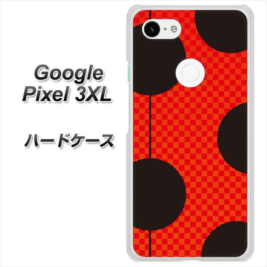 Google Pixel 3XL 高画質仕上げ 背面印刷 ハードケース【IB906 てんとうむしのシンプル】