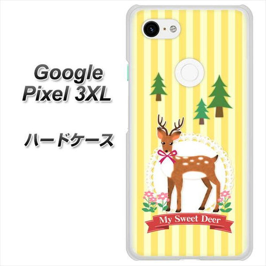 Google Pixel 3XL 高画質仕上げ 背面印刷 ハードケース【SC826 森の鹿】