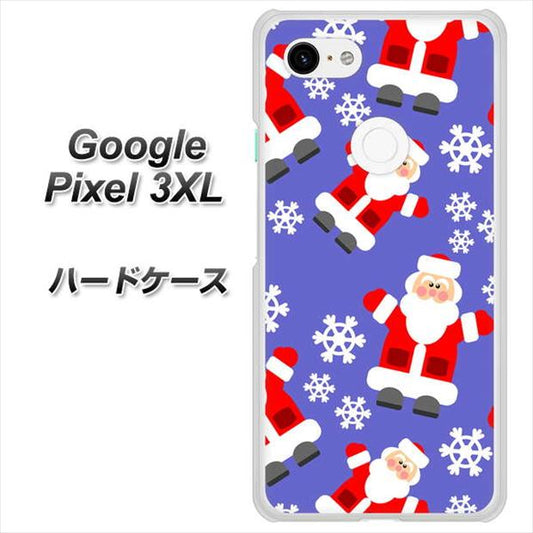 Google Pixel 3XL 高画質仕上げ 背面印刷 ハードケース【XA804 Welcomeサンタさん】