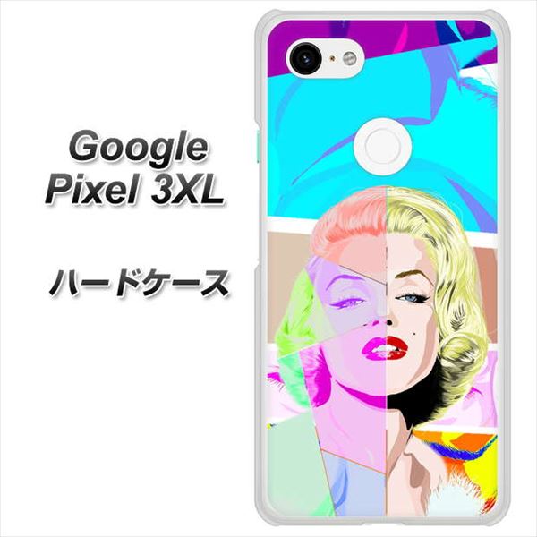 Google Pixel 3XL 高画質仕上げ 背面印刷 ハードケース【YJ210 マリリンモンローデザイン（C）】