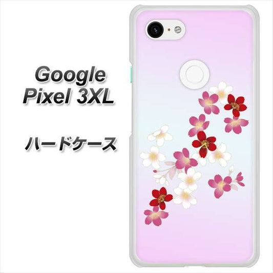 Google Pixel 3XL 高画質仕上げ 背面印刷 ハードケース【YJ320 桜 和】