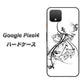 Google Pixel 4 高画質仕上げ 背面印刷 ハードケース【VA832 パンサーと美女】