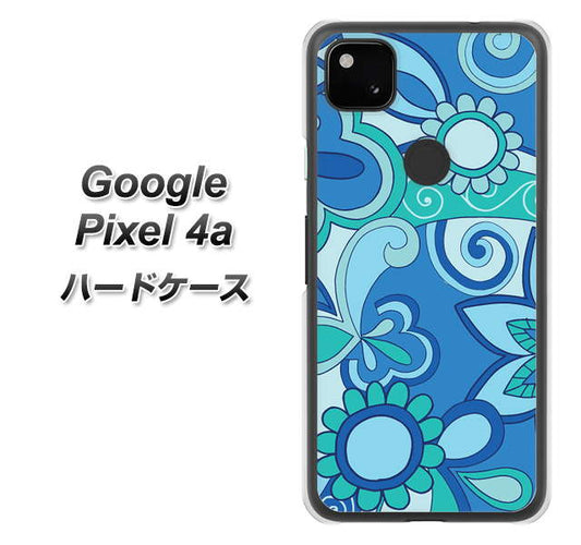 Google Pixel 4a 高画質仕上げ 背面印刷 ハードケース【409 ブルーミックス】