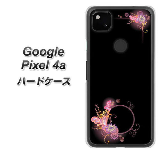 Google Pixel 4a 高画質仕上げ 背面印刷 ハードケース【437 華のフレーム】