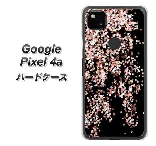 Google Pixel 4a 高画質仕上げ 背面印刷 ハードケース【1244 しだれ桜】