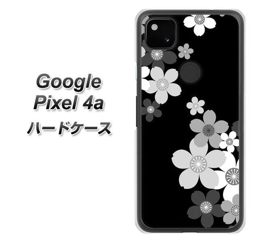 Google Pixel 4a 高画質仕上げ 背面印刷 ハードケース【1334 桜のフレーム】