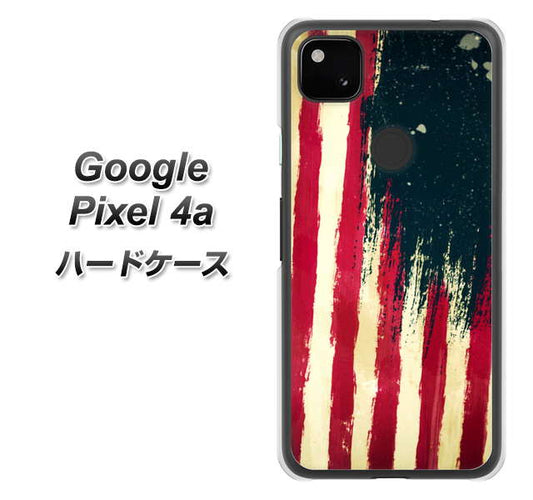 Google Pixel 4a 高画質仕上げ 背面印刷 ハードケース【MI805  ヴィンテージアメリカ】