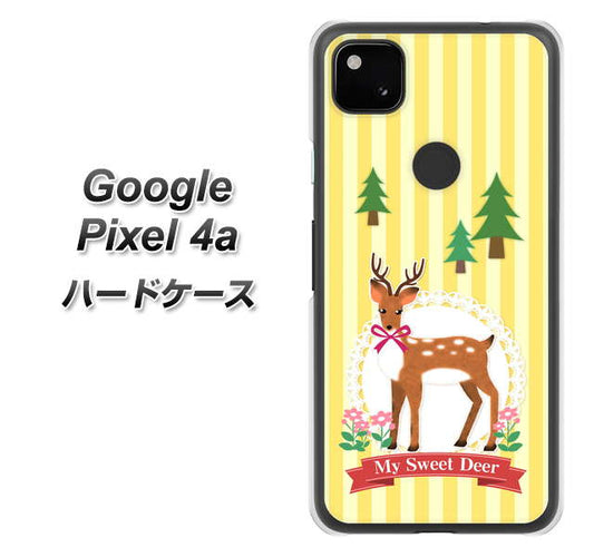 Google Pixel 4a 高画質仕上げ 背面印刷 ハードケース【SC826 森の鹿】