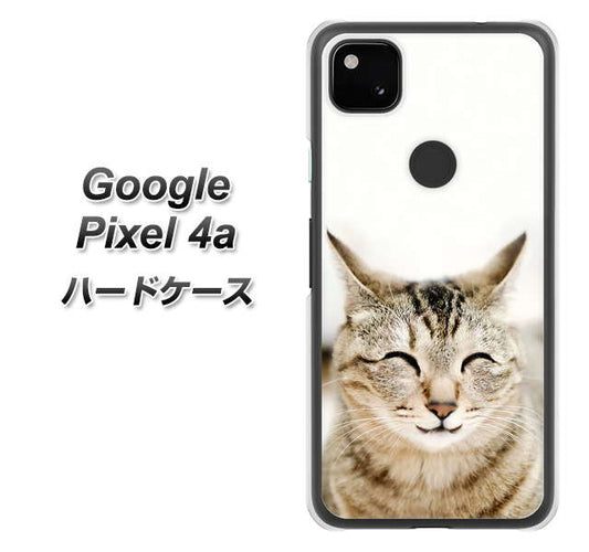 Google Pixel 4a 高画質仕上げ 背面印刷 ハードケース【VA801 笑福ねこ】
