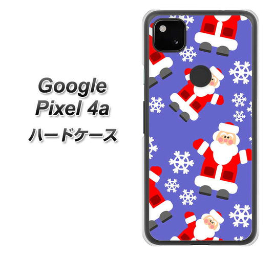 Google Pixel 4a 高画質仕上げ 背面印刷 ハードケース【XA804 Welcomeサンタさん】