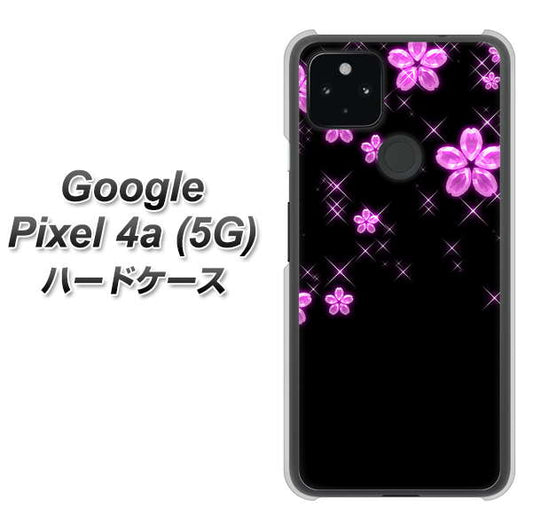 Google Pixel 4a (5G) 高画質仕上げ 背面印刷 ハードケース【019 桜クリスタル】