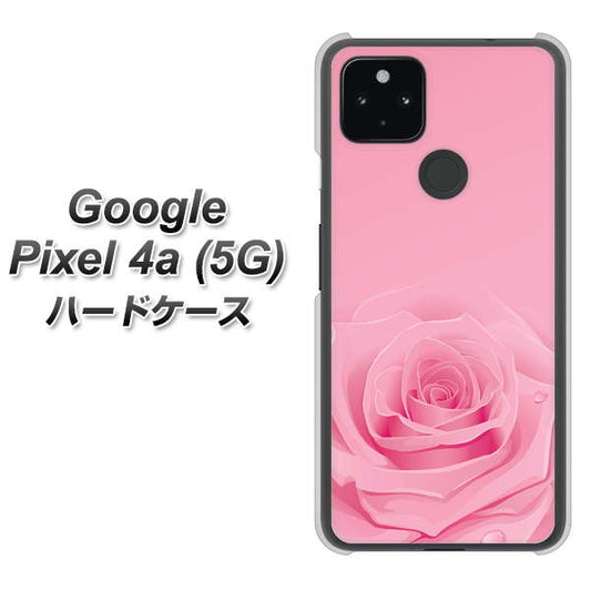Google Pixel 4a (5G) 高画質仕上げ 背面印刷 ハードケース【401 ピンクのバラ】