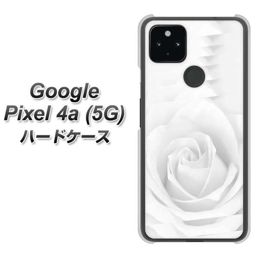 Google Pixel 4a (5G) 高画質仕上げ 背面印刷 ハードケース【402 ホワイトＲｏｓｅ】