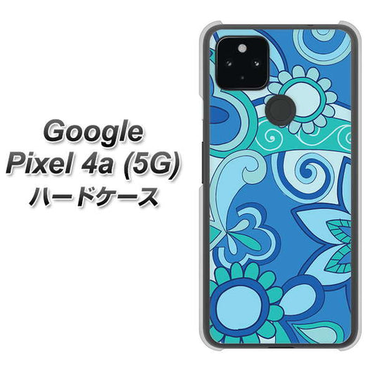 Google Pixel 4a (5G) 高画質仕上げ 背面印刷 ハードケース【409 ブルーミックス】