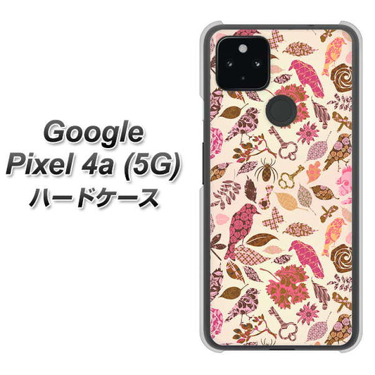 Google Pixel 4a (5G) 高画質仕上げ 背面印刷 ハードケース【640 おしゃれな小鳥】