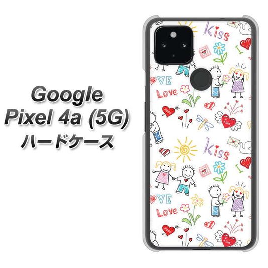 Google Pixel 4a (5G) 高画質仕上げ 背面印刷 ハードケース【710 カップル】
