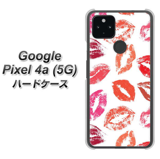 Google Pixel 4a (5G) 高画質仕上げ 背面印刷 ハードケース【734 キスkissキス】