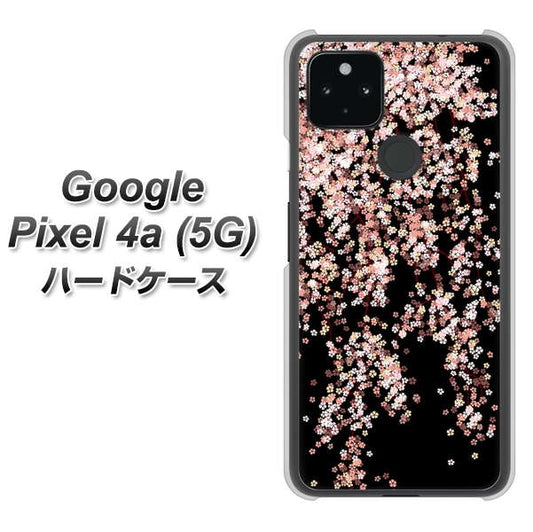 Google Pixel 4a (5G) 高画質仕上げ 背面印刷 ハードケース【1244 しだれ桜】
