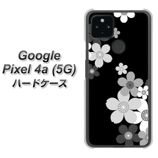 Google Pixel 4a (5G) 高画質仕上げ 背面印刷 ハードケース【1334 桜のフレーム】