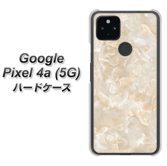 Google Pixel 4a (5G) 高画質仕上げ 背面印刷 ハードケース【KM872 大理石パール】