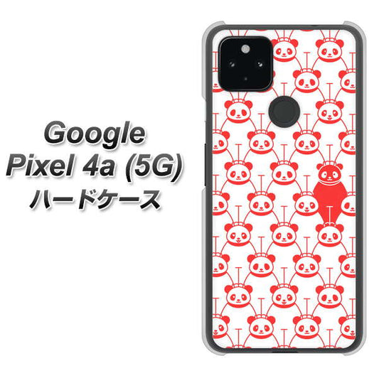 Google Pixel 4a (5G) 高画質仕上げ 背面印刷 ハードケース【MA913 パターン パンダ】