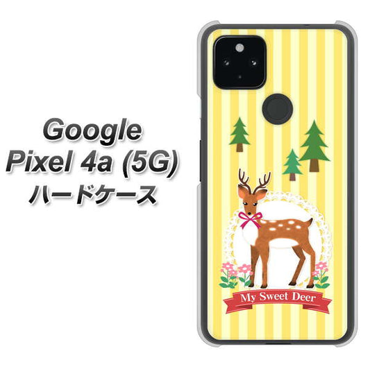 Google Pixel 4a (5G) 高画質仕上げ 背面印刷 ハードケース【SC826 森の鹿】
