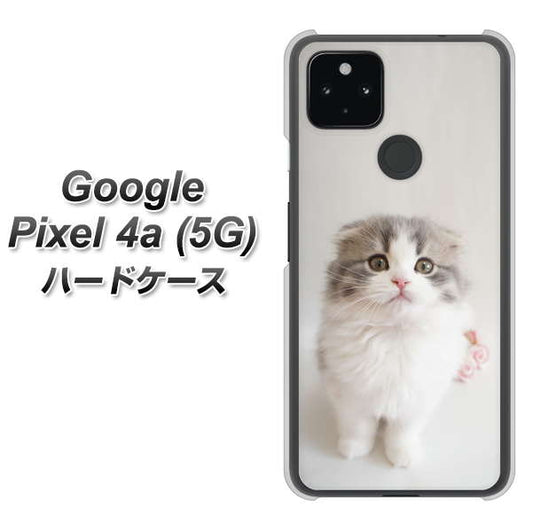 Google Pixel 4a (5G) 高画質仕上げ 背面印刷 ハードケース【VA803 まっていますネコ】