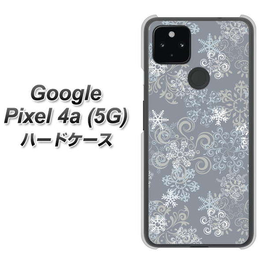 Google Pixel 4a (5G) 高画質仕上げ 背面印刷 ハードケース【XA801 雪の結晶】