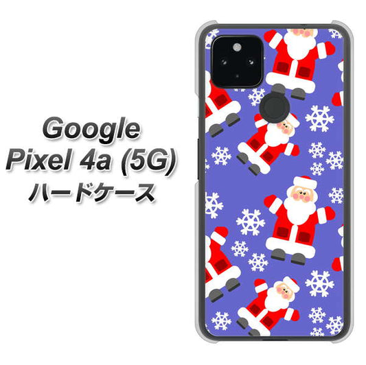 Google Pixel 4a (5G) 高画質仕上げ 背面印刷 ハードケース【XA804 Welcomeサンタさん】