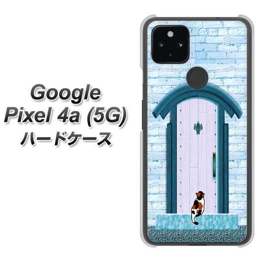 Google Pixel 4a (5G) 高画質仕上げ 背面印刷 ハードケース【YA953 石ドア03 素材クリア】