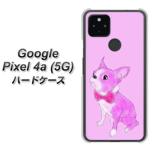Google Pixel 4a (5G) 高画質仕上げ 背面印刷 ハードケース【YD852 ボストンテリア03】