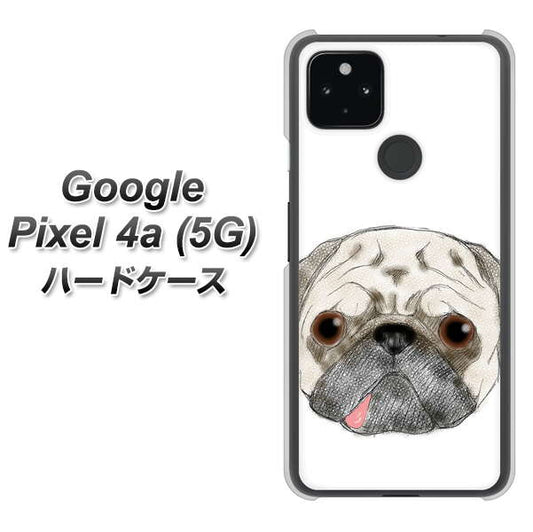 Google Pixel 4a (5G) 高画質仕上げ 背面印刷 ハードケース【YD855 パグ01】