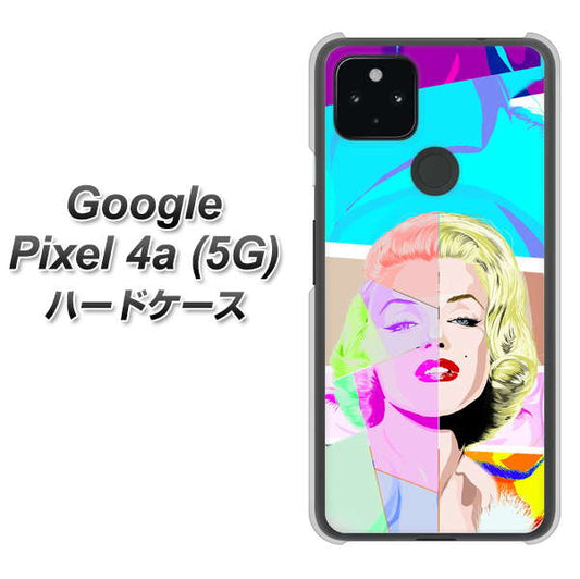 Google Pixel 4a (5G) 高画質仕上げ 背面印刷 ハードケース【YJ210 マリリンモンローデザイン（C）】