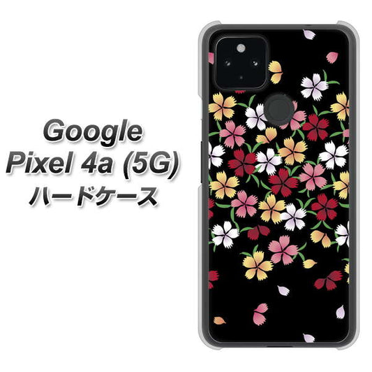 Google Pixel 4a (5G) 高画質仕上げ 背面印刷 ハードケース【YJ323 和柄 なでしこ】
