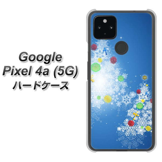 Google Pixel 4a (5G) 高画質仕上げ 背面印刷 ハードケース【YJ347 クリスマスツリー】