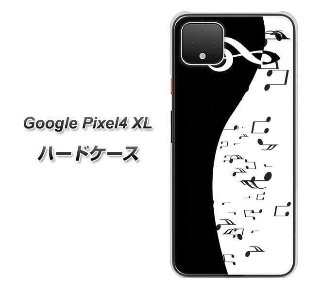 Google Pixel 4 XL 高画質仕上げ 背面印刷 ハードケース【114 モノトーンのリズム】