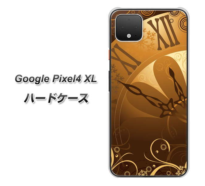 Google Pixel 4 XL 高画質仕上げ 背面印刷 ハードケース【185 時を刻む針】