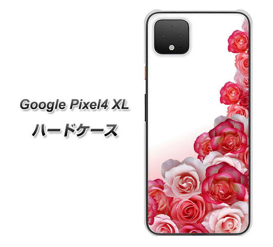 Google Pixel 4 XL 高画質仕上げ 背面印刷 ハードケース【299 薔薇の壁】