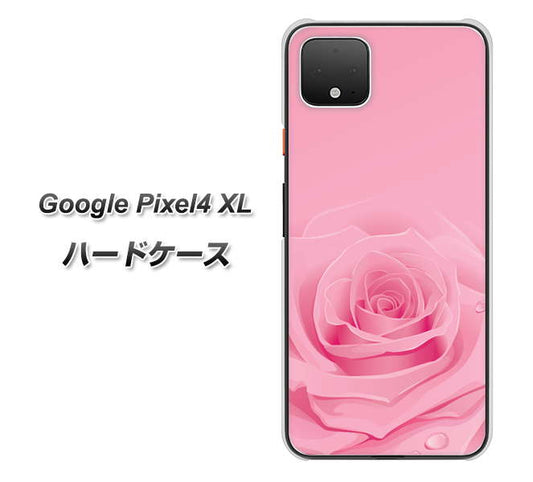 Google Pixel 4 XL 高画質仕上げ 背面印刷 ハードケース【401 ピンクのバラ】