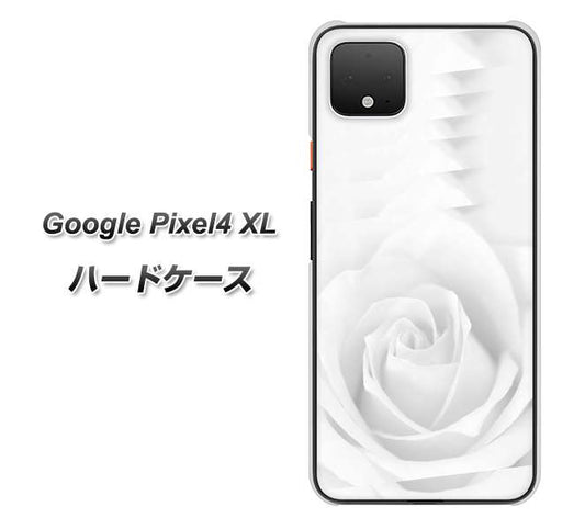 Google Pixel 4 XL 高画質仕上げ 背面印刷 ハードケース【402 ホワイトＲｏｓｅ】