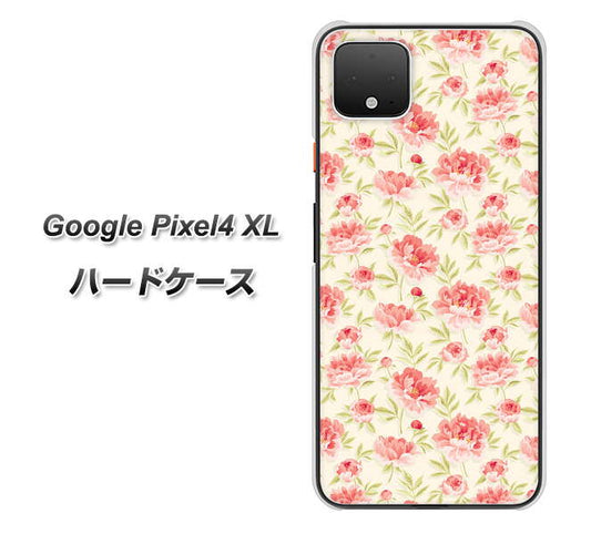 Google Pixel 4 XL 高画質仕上げ 背面印刷 ハードケース【593 北欧の小花Ｓ】