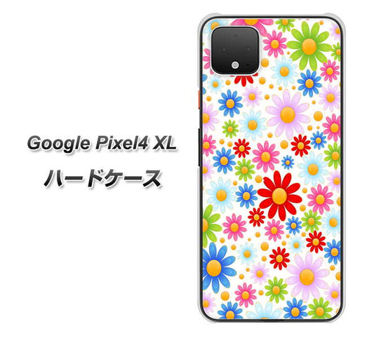 Google Pixel 4 XL 高画質仕上げ 背面印刷 ハードケース【606 マーガレット】
