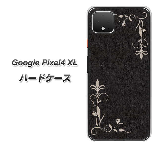 Google Pixel 4 XL 高画質仕上げ 背面印刷 ハードケース【EK825 レザー風グラスフレーム】