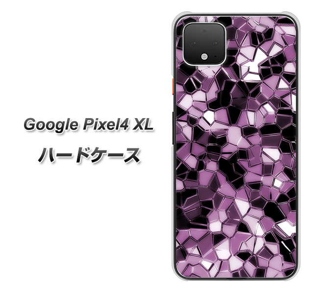 Google Pixel 4 XL 高画質仕上げ 背面印刷 ハードケース【EK837 テクニカルミラーパープル】