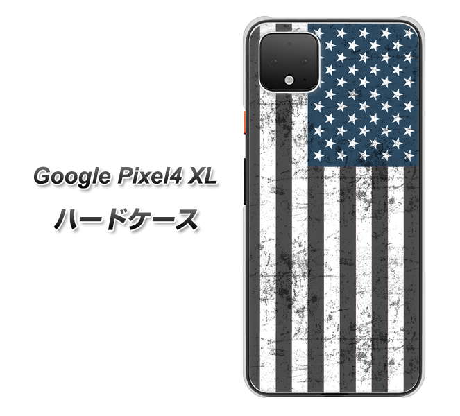 Google Pixel 4 XL 高画質仕上げ 背面印刷 ハードケース【EK864 アメリカンフラッグビンテージ】