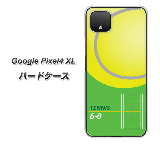 Google Pixel 4 XL 高画質仕上げ 背面印刷 ハードケース【IB920  TENNIS】